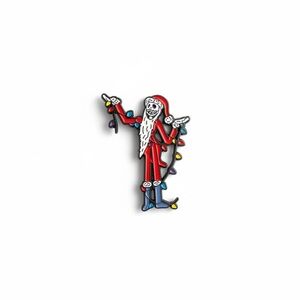 Nightmare Before Christmas Jack Santa Enamel Pin